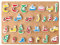 Holzpuzzle mit arabischem Alphabet, Zahlen für Kleinkinder, Kinder, die arabische Alphabet-Wörter lernen