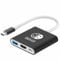 Dnkeaur Dock per Nintendo Switch e OLED, Docking Station per TV, Accessori Base Nintendo Switch, Dock da Viaggio Portatile, Adattatore da USB C a HDMI per Steam Deck/MacBook/laptop, Nero