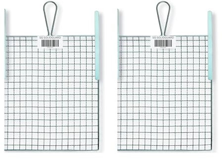 Farbabstreifgitter Abstreifgitter Farbgitter Malergitter SG SOLIDGUARD Metall verzinkt mit Biegestreifen (26 x 30 cm (2Stk))