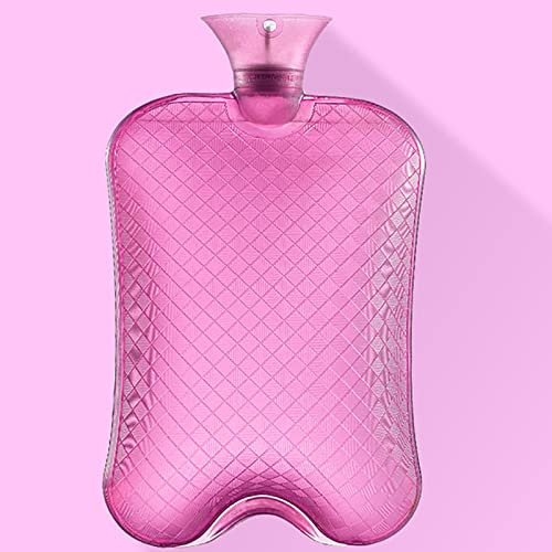 Wärmflasche, 3 l Fassungsvermögen, für Rückenschmerzen, Nacken und Schultern, Linderung von Menstruationskrämpfen, Wärme-/Kältetherapie für Damen/Mädchen, Fußwärmer, Wärmekissen