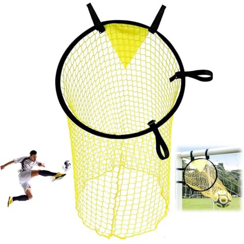 FORYNXHWIN Red de objetivo de fútbol – Objetivos de entrenamiento para niños para práctica de precisión de disparo, equipo de entrenamiento de fútbol, objetivo de portería de esquina superior,