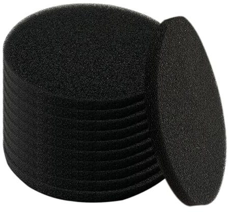 Filtro Aria per Pluggit EV100/EV200/EV500/REV150 Filtro di Ricambio per Sistema di Ventilazione Aspirapolvere Ventilazione G3 Ø140mm 12pz (12)