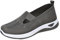 Chaussure Orthopédique Femme Ete en Maille Légères Et Respirantes Basket sans Lacet Femme Chaussures De Marche Slipins Chaussons Femme Sneakers Blanche Mode Et Sport Running De Randonnée Tennis