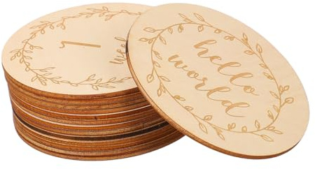 Mikinona 14pièces Jalon Cartes Jalon Disques pour Photos Garçon Fille Et Décoration De Fête