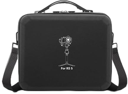 Honbobo Aufbewahrung Tasche für DJI RS5 Tragbare Schulter Tasche Ronin 5 Handheld Gimbal Stabilisator Schutz Koffer Kamera Zubehör für DJI RS5 (BK)