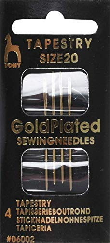 Pony Sewing Needles: Tapestry Size 20, Multi-Colour
