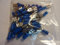profitec 50 Stück Kabelschuh Flachsteckhülse 6,4 mm blau für Kabel 1,5 mm² - 2,5 mm²