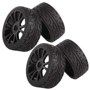 Rcmodelpart 17 mm Nabe, Felge und Reifen 1:8 Offroad-RC-Reifen 18011 für Röntgen Hpi, 4 Stück