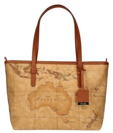 Alviero Martini 1a classe D006 Beige (Naturale) Borsa a Mano Donna 36x23x13 cm