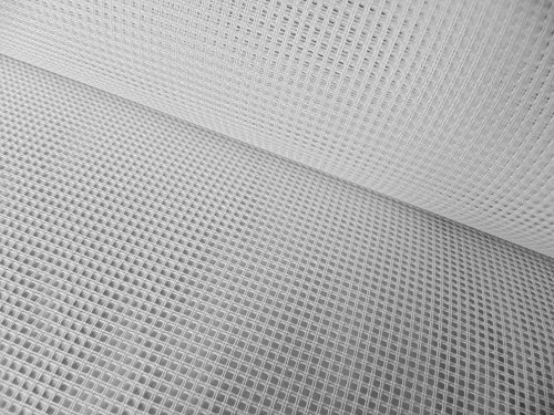 Zweigart Stramin 2,6 Stiche/cm Gewebe zum Sticken und Knüpfen 60 cm weiß