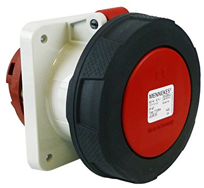 Mennekes 1128a Einbausockel 63a 5-polig gerade
