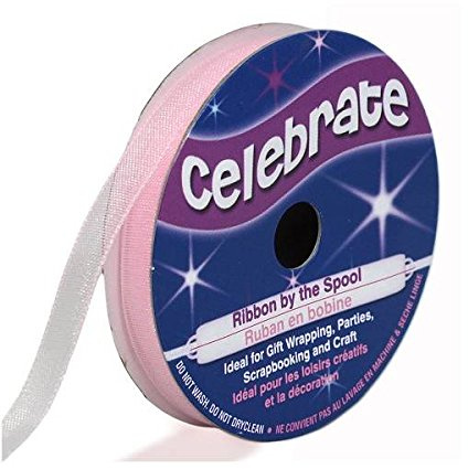Organdie Ribbon 6mm x 8m[Baby Pink]