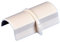 16mm x 8mm White Smooth-Fit Coupler Joiner Trunking Adapter – Wall Conduit AV/TV | Loops