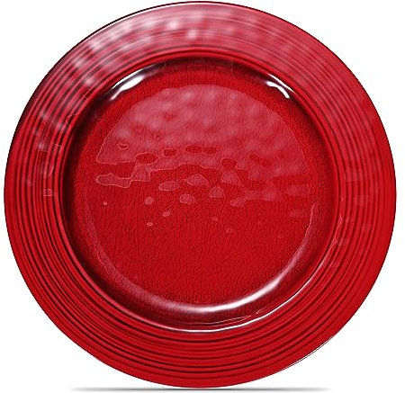 Assiette de Présentation Rouge Ø 22 à 28 cm - Pujadas