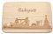 Spruchreif · Frühstücksbrettchen aus Holz · Brotzeitbrett Gravur · Städte Geschenk · Ruhrpott Skyline · Geschenk Stadtverliebte · Frühstücksbrettchen Skyline Gravur