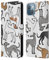 Head Case Designs Greyhound Dog Breed Patterns 4 Leather Wallet Case Compatible With Apple iPhone 13