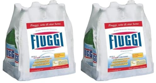 Acqua Fiuggi Naturale 12 Bottiglie Vetro Da 1 Litro