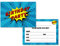 12 x Comic Superhero Style Birthday Party Invitations (Invitations Only)