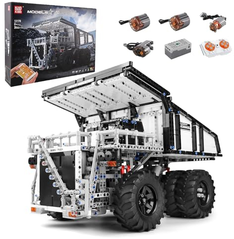 Mould King 13170 Technique Camion à Benne basculante modèle 2005 pièces télécommandés kit de Construction avec télécommande et Application Double contrôle