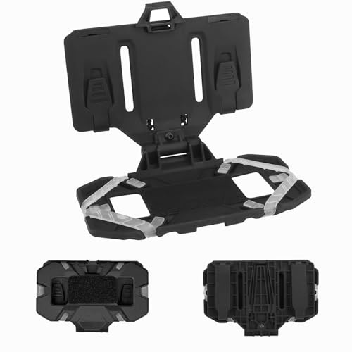 Wenyrich Mobile Phone Carrier Foldable Tactical Vest Plate Carrier MOLLE Plate Navigation Plate Phone Holder Smartphone Holster Chest Mobile Phone Holder