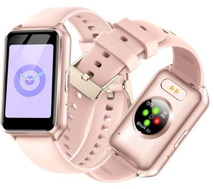 Smartwatch Uomo Donna, 1,57 Orologio Smartwatch Chiamate Risposta Vivavoce, Piccolo Donna Integrato Cardiofrequenzimetro SpO2 Sonno, Contapassi Orologio Fitness 107 Modalità Sport per Android/iOS