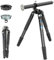 WEYLLAN LX9+TZ8 Horizontal Carbon Fiber Tripod, Overhead Camera Mount for DSLR with Telephoto Lens, High Tripod with Extension Arm 2 in 1 Lift Center Column