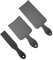 OFFIGAM 1 Stück Friseursalon Werkzeug Dunkelbraunes Haarfärbemittel Friseur Strähnchenbrett Färbepinsel Splat Barber Flat Top Paddle Schnittbrett Haarbrett Für Strähnchen Set