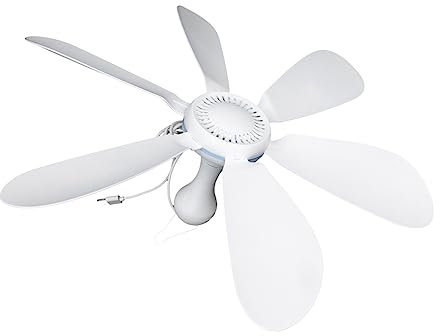 Hemobllo 1Set USB Ceiling Fan Portable Hanging Tent Fan Rechargeable with USB for Home Office Camping Lightweight and Convenient Design for Quick Cooling and Refreshment