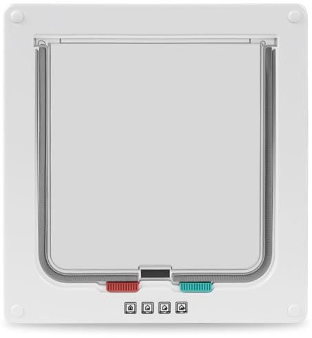 Hachacha Cat Door Flap for Exterior/Interior Door, Size M