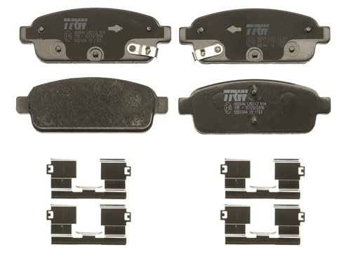 TRW GDB1844 Brake Pad Set of 4 Compatible for Vauxhall Mokka/Mokka X (J13) 2012 - Rear Axle and Other Vehicles