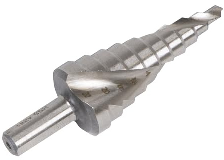 Sealey AK4747 HSS 4341 Step Drill Bit 4-22mm Spiral Flute