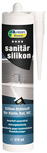 PROFI Sanitär Silikon 310 ml, Silbergrau