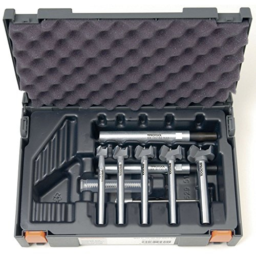 Zobo - 10 x WD C S2 Bohrer Set 15-35 mm in Edelstahl ohne Verlängerung