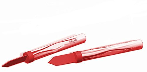 3x Candela Luminosa Fontana Fiaccola ROSSA rosso - Durata 45 secondi - Magic Flambè con fiamma colorata - ideale per compleanni, feste, party ecc.