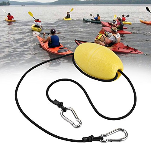 kayak drift,Kayak Drift Tow Rope Nylon Tow Line Throw Rope with EVA Buoy Buoy Steel Clips Kayak Accessory