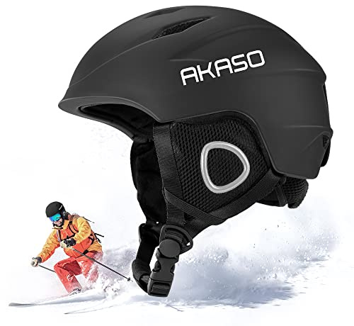 AKASO Ski Helmet for Men and Women, Snowboard Helmet, Goggles Compatible, Youth