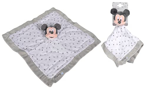 Peluches Disney Baby - Mickey Doudou Mantita 40cm, Licencia Oficial Disney, Apto para todas las edades