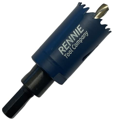 25mm Hole Saw Bi-Metal With Arbor And Pilot Drill For Drilling/Cutting Wood, Plastic, Metal Sheet, Stainless Steel, Pipes, Drywall, Circular Holesaw Set M35 5% Cobalt Bi Metal Hole Cutter