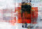 wandmotiv24 Fototapete Gemälde mit Schwarzer und Roter Farbe, S 200 x 140cm - 4 Teile, Wanddeko, Wandbild, Wandtapete, Abstrakt Bunt M5968