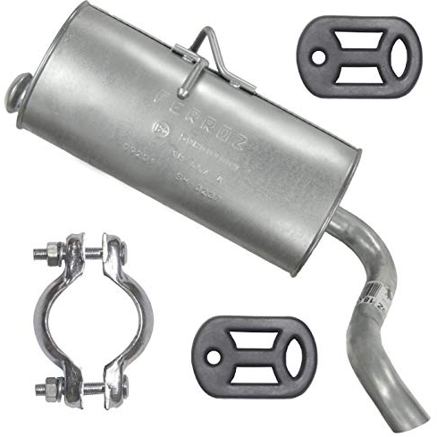 Adamot Endschalldämpfer Auspuff Endtopf für Berlingo 1 I Partner 1 I 1.1i 1.4i 1.6i 16V 1.8i 1.8 D 1.9 D