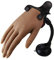 XMASIR Main d'Entrainement Manucure, Ajustable Silicone Flexible Main De Pratique Faux Ongle Main Entrainement，pour Domicile Magasin de Manucure main d entrainement pour ongle (main droite)