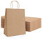 AN HUI MING 18 Stück Papiertüten Braun,Papiertüten Mit Henkel,Geschenktüte, 23 * 12 * 30 cm Papiertüten Gro?,Brottüten,Kraftpapier Tüten