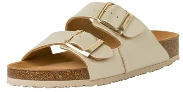 Tamaris 1-27503-42 Damen Sandalette, Light Gold, 36 EU