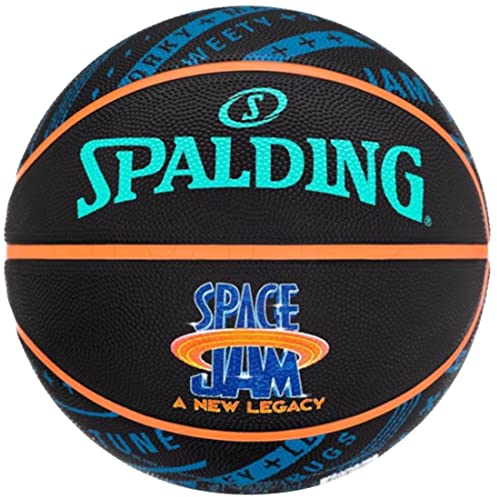 Spalding Space Jam Tune Squad 84540Z_7 Roster Ball 84540Z Ballon de Basketball Unisexe Noir 7 EU