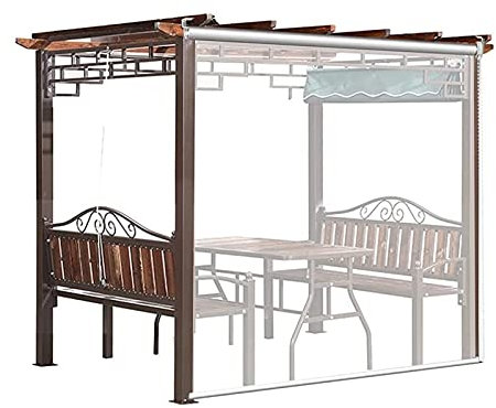 YUYI Seitenzug- & Springrollos Outdoor Vorhänge Wasserabweisend, Transparentes PVC Trennwand-Rollo， Seitenzugrollo Klemmrollo für Fenster & Tür Winddicht Vorhang Innen für Ga(Size:80cm×180cm(31.5×