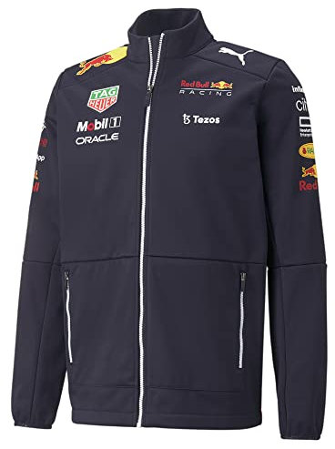 Red Bull Racing - Offizielle Formel 1 Merchandise Kollektion - 2022 Team Softshelljacke - Herren - Dunkelblau - M