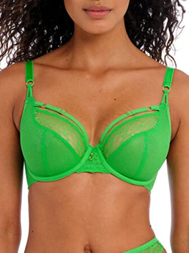 Freya Damen Temptress Bügel Plunge-BH, Blickdicht, Giftgrün, 75F