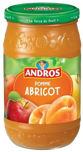 ANDROS - Andros Dessert Compote Pomme Et Abricot 750G - Lot De 4