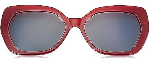 MODO & ECO Damen Adelia Clip On Sonnenbrille, Rot, 52