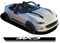 ACSUZ Auto Aufkleber, für Mazda MX5 NA NB NC ND Car Hood Sticker Protector Personalised Klebt Deko AufStyling Accessories,Black